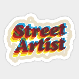 Street Artist Sticker